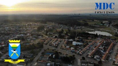 Vista aéria da cidade de Candiota