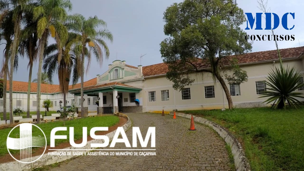 FUSAM - Caçapava abre concurso público com mais de 20 vagas na área da ...