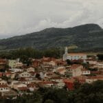 Concurso Serrania - MG: vista aérea da cidade