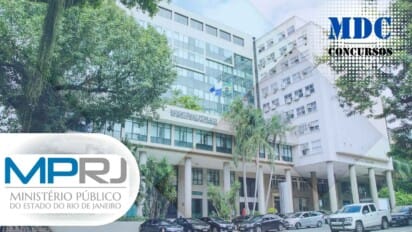 Concurso do MPRJ oferece 87 vagas e salários de até R$ 9,5 mil