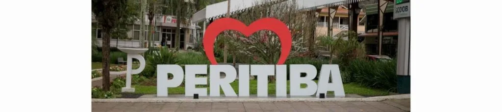 Concurso Público em Peritiba – SC oferece diversas vagas e remuneração de até R$ 4,6 mil 1 Placa da entrada da cidade de Peritiba - SC