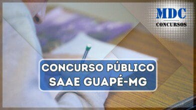 Concurso SAAE Guapé - MG 2025 19 Vagas e Salários de até R$ 4 mil
