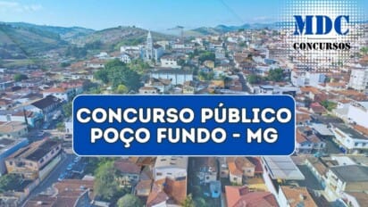 Concurso em Poço Fundo MG 36 Vagas e Salários até R$ 3,5 mil