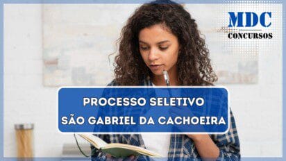 Mulher de pensamento profundo segurando um caderno e uma caneta | Processo Seletivo (PSS) São Gabriel da Cachoeira - AM