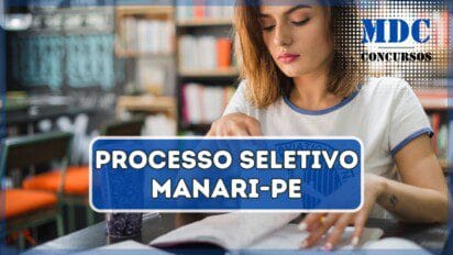 Menina sentada à mesa na biblioteca - Processo Seletivo em Manari - PE oferece 24 vagas temporárias