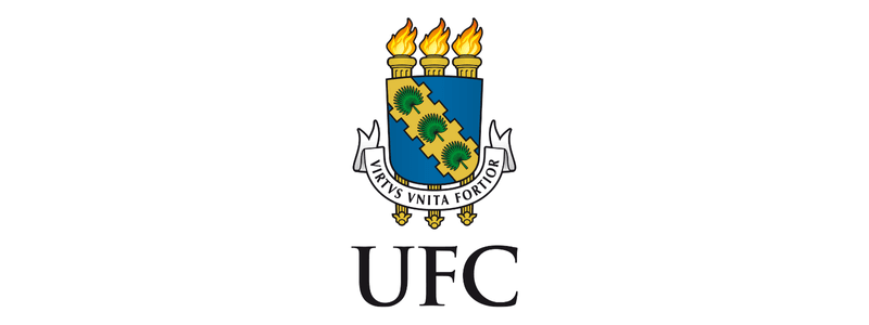 UFC lança concurso com 60 vagas imediatas de até R$ 5.967,04 1 Brasão da Universidade Federal do Ceará com três tocheiros acesos sobre escudo azul e a sigla UFC abaixo.