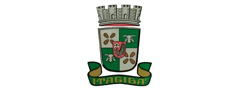 Seleção REDA: Itagibá/BA abre 628 vagas de até R$ 13 mil 1 Brasão do município de Itagibá em formato de escudo com símbolos em verde, branco e dourado, coroa prateada no topo e faixa com o nome Itagibá.
