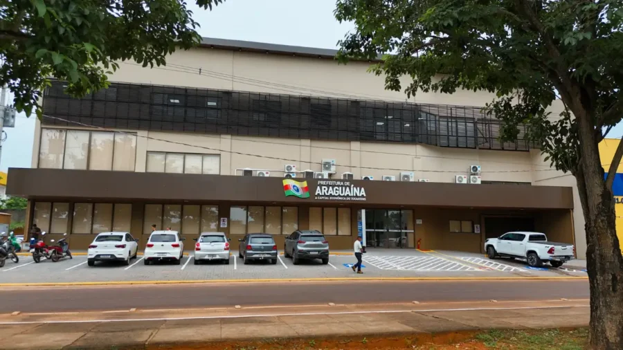 Concurso Araguaína TO 2026 — fachada da Prefeitura Municipal de Araguaína, no Tocantins