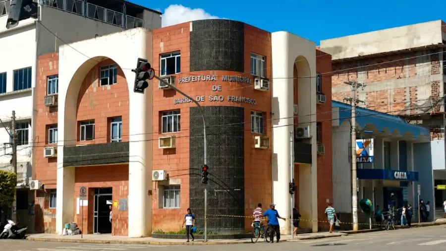 Fachada da Prefeitura Municipal de Barra de São Francisco, sede do concurso Barra de São Francisco ES