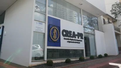 Concurso CREA PR: fachada da sede do Conselho Regional de Engenharia e Agronomia do Paraná
