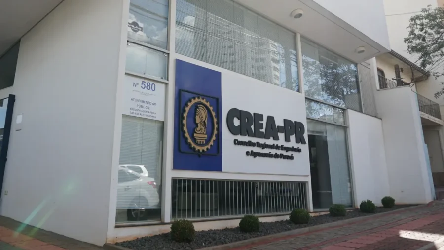 Concurso CREA PR: fachada da sede do Conselho Regional de Engenharia e Agronomia do Paraná