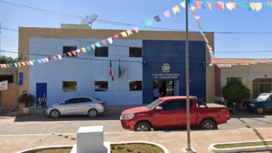 Fachada da Câmara Municipal de Correntina BA, sede do Concurso Câmara de Correntina BA