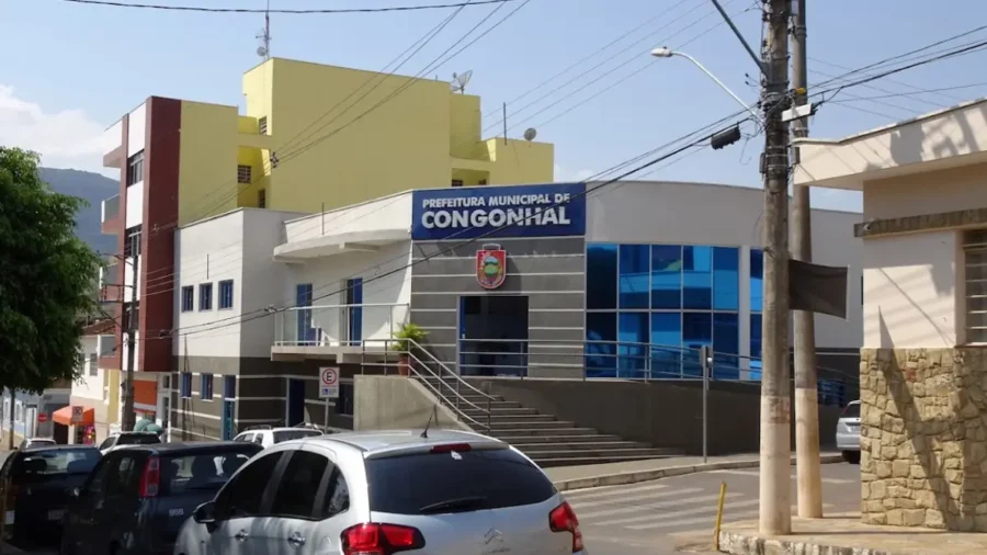 Concurso Congonhal MG na Prefeitura Municipal de Congonhal com fachada do prédio