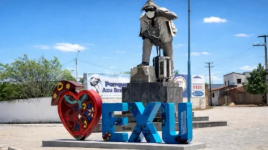 Concurso Exu PE 2026: monumento turístico da cidade de Exu em Pernambuco