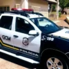Viatura da Guarda Civil Municipal com logotipo GCM e número 199 no concurso GCM São Manuel SP