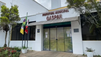 Concurso Gaspar SC 2026 na sede da Prefeitura Municipal de Gaspar