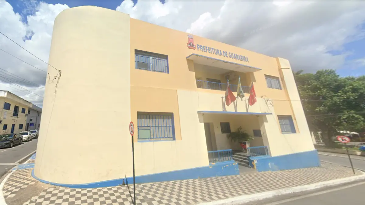 Fachada da sede da Prefeitura Municipal, centro administrativo responsável pelo novo concurso Guarabira PB