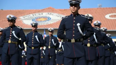 Cadetes da PMSP em formatura no concurso PMSP 2026