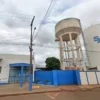 Sede do SAAE com caixa d'água ao fundo — concurso SAAE Cândido Mota SP 2026