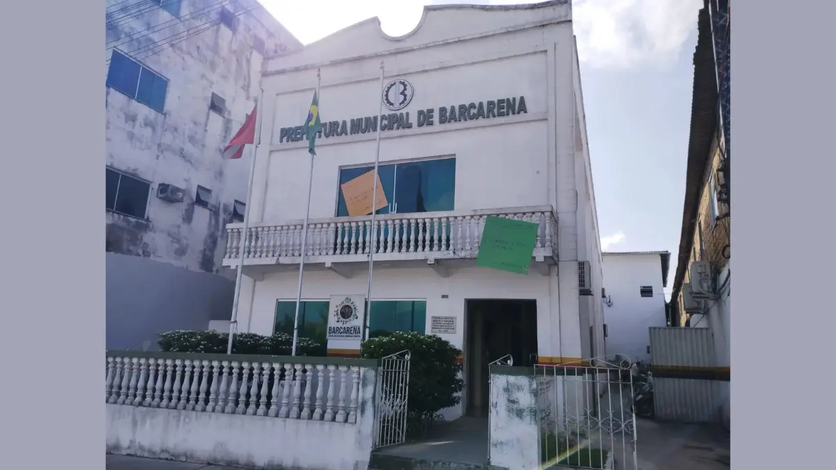 Concurso SEMED Barcarena PA abre 1.936 vagas com salários de até R$ 5.130,66 1 Fachada da Prefeitura Municipal de Barcarena, sede do concurso SEMED Barcarena PA