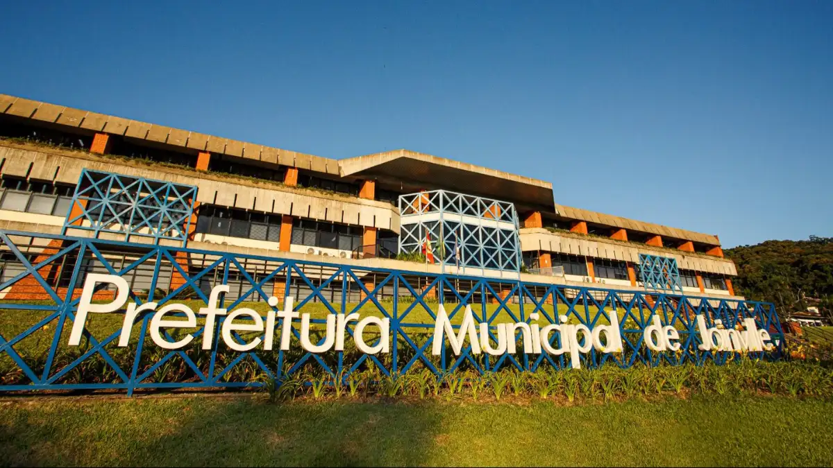 Concurso SME Joinville: fachada da Prefeitura de Joinville onde será realizado o certame