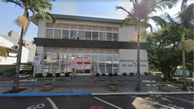 Sede da Prefeitura Municipal de São José do Cedro, que abriu o concurso São José do Cedro SC