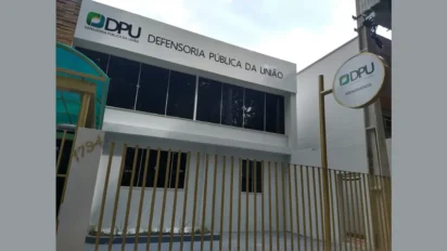 Fachada da unidade da Defensoria Pública da União, órgão que oferece estágio DPU em Belém do Pará