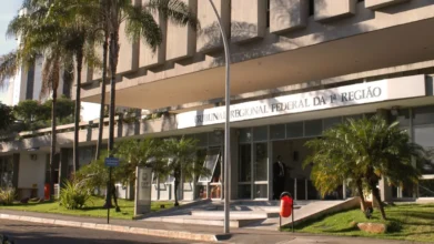 Fachada do Tribunal Regional Federal da 1ª Região, sede do estágio TRF1 no Amazonas