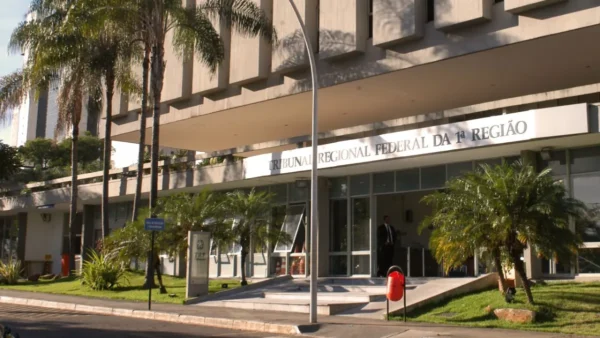 Fachada do Tribunal Regional Federal da 1ª Região, sede do estágio TRF1 no Amazonas