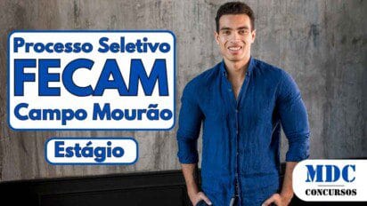 Homem jovem de pé, sorrindo, vestindo camisa azul de linho com as mangas dobradas, mãos nos bolsos, em frente a uma parede de concreto cinza - Fundação de Esportes de Campo Mourão lança Seleção 2025 para Estágio