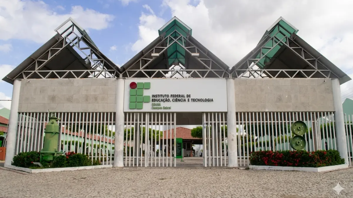 IFCE abre 30 vagas em especialização gratuita na área de alimentos; veja detalhes 1 ifce campus sobral entrada principal da instituicao com especializacao gratuita na area de alimentos