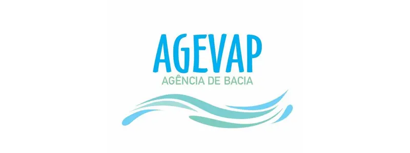AGEVAP abre processo seletivo com salários de até R$ 10.908,00 no RJ e GO 1 Logotipo da AGEVAP com o nome em azul, subtítulo “Agência de Bacia” e ondas estilizadas em tons de azul e verde simbolizando recursos hídricos