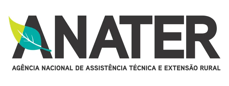 ANATER abre processo seletivo c/ salários de até R$ 9.184,40 1 Logotipo da ANATER com o nome da agência em letras pretas e um ícone de folha verde e azul, acompanhado do texto Agência Nacional de Assistência Técnica e Extensão Rural