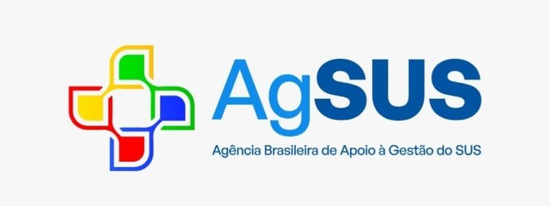 AgSUS abre processo seletivo c/ 130 vagas de até R$ 16,6 mil 1 Logotipo da AgSUS com símbolo colorido em forma de cruz e texto “AgSUS – Agência Brasileira de Apoio à Gestão do SUS” em azul.