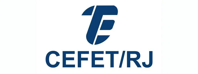 CEFET/RJ oferece 1.048 vagas para Cursos Técnicos de NM 1 Logotipo do CEFET/RJ com as letras estilizadas "C" e "E" em azul e o nome da instituição abaixo.
