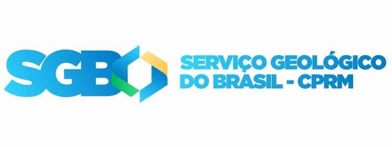 CPRM abre concurso c/ 115 vagas e salários de até R$ 10,6 mil 1 Logotipo do Serviço Geológico do Brasil com as iniciais SGB e a sigla CPRM em tons de azul acompanhadas de ícone geométrico colorido.