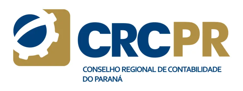 CRCPR abre concurso público com salários de até R$ 8.746,91 1 Logotipo do CRCPR com símbolo de engrenagem azul e dourada ao lado da sigla CRC PR e texto Conselho Regional de Contabilidade do Paraná