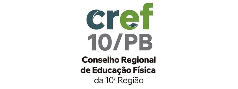 CREF10/PB abre concurso com salário de R$ 4.436,65 p/ Agente de Fiscalização 1 Logotipo do CREF 10/PB com o texto "Conselho Regional de Educação Física da 10ª Região" em letras estilizadas.