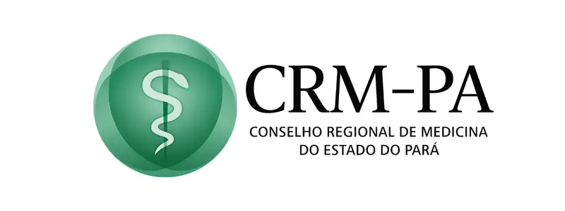CRM-PA lança concurso com 1.205 vagas e salários de até R$ 9 mil 1 Logotipo do CRM-PA com símbolo médico em verde e texto Conselho Regional de Medicina do Estado do Pará ao lado direito