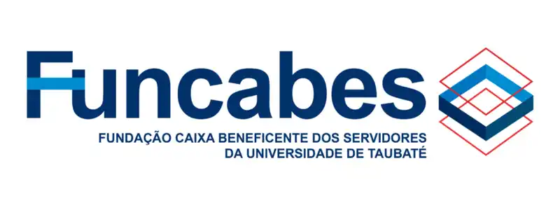 FUNCABES abre 2.634 vagas de até R$ 7,5 mil em Processo Seletivo 1 Logo da FUNCABES com o nome em destaque na cor azul e símbolo geométrico à direita