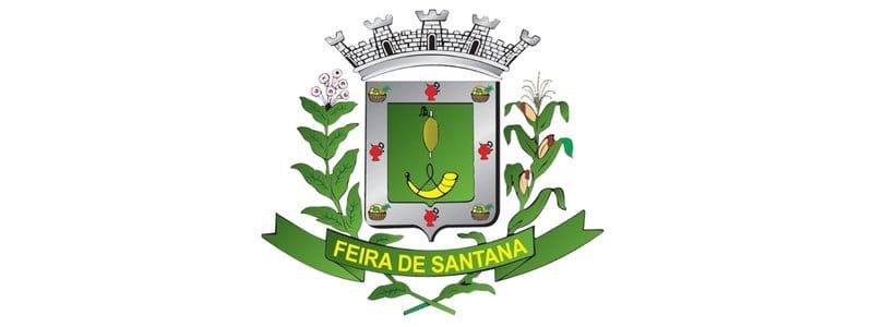Seleção REDA: Feira de Santana convoca 119 na Educação 1 Brasão da Prefeitura de Feira de Santana com escudo verde, milho, banana, flores e faixa com o nome do município em destaque