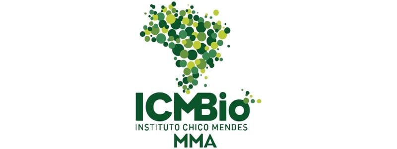 ICMBio Porto Seguro-BA abre 9 vagas p/ Agentes Ambientais 1 Logo do ICMBio com mapa do Brasil formado por círculos verdes e texto "ICMBio Instituto Chico Mendes MMA" abaixo.