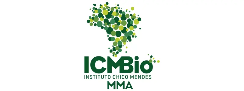 ICMbio Sergipe abre 10 vagas imediatas para Agente Ambiental 1 Logo do ICMBio com mapa do Brasil formado por círculos verdes e texto Instituto Chico Mendes MMA.