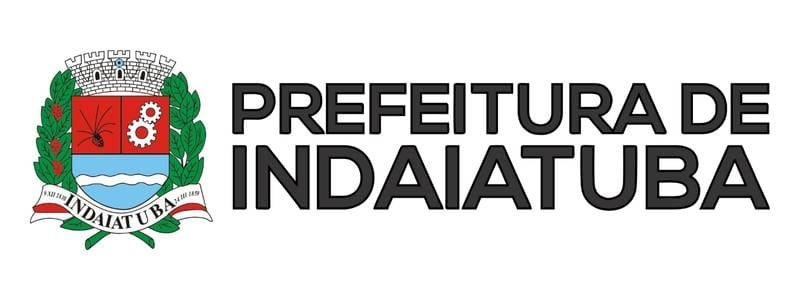 Concurso Indaiatuba: 201 vagas com salários de até R$ 26 mil 1 Logotipo da Prefeitura de Indaiatuba com brasão à esquerda e o nome "Prefeitura de Indaiatuba" em letras maiúsculas à direita.