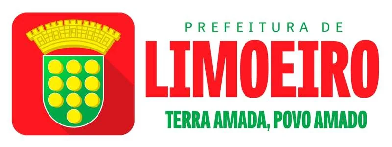Limoeiro - PE abre processo seletivo c/ 27 vagas para ACS e ACE 1 Logo da Prefeitura de Limoeiro-PE com escudo estilizado em vermelho, verde e amarelo, e os dizeres "Prefeitura de Limoeiro – Terra Amada, Povo Amado"