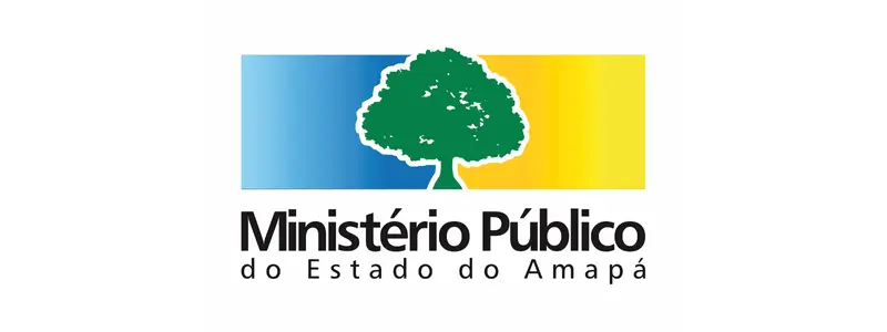 Concurso MPAP oferece salários de até R$ 8 mil para NM e NS 1 Logotipo do Ministério Público do Estado do Amapá - MPAP com árvore verde ao centro e fundo em azul, verde e amarelo