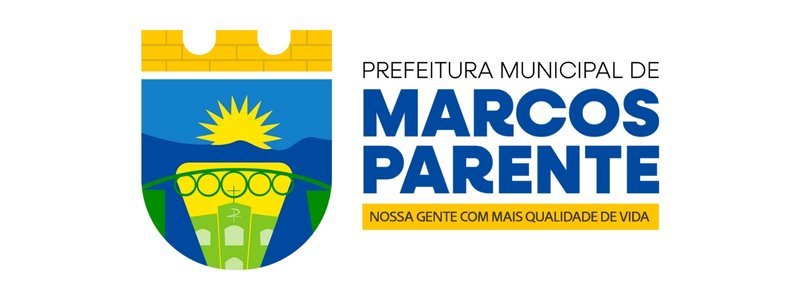 Logotipo da Prefeitura Municipal de Marcos Parente com brasão colorido e slogan Nossa gente com mais qualidade de vida.
