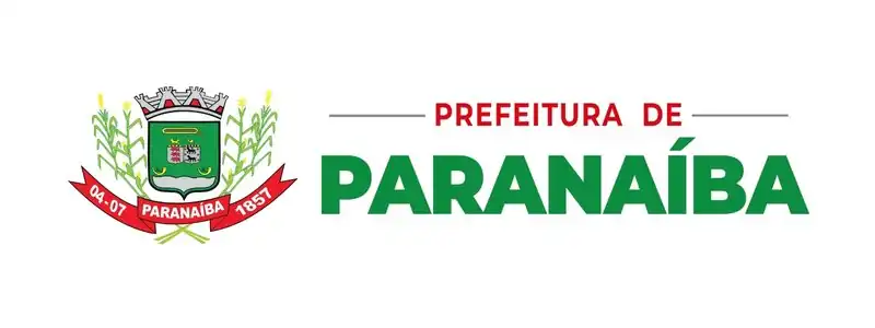 Paranaíba/MS abre 26 vagas de até R$ 4.608,41 em Processo Seletivo 1 Logotipo da Prefeitura de Paranaíba com brasão e texto em verde e vermelho