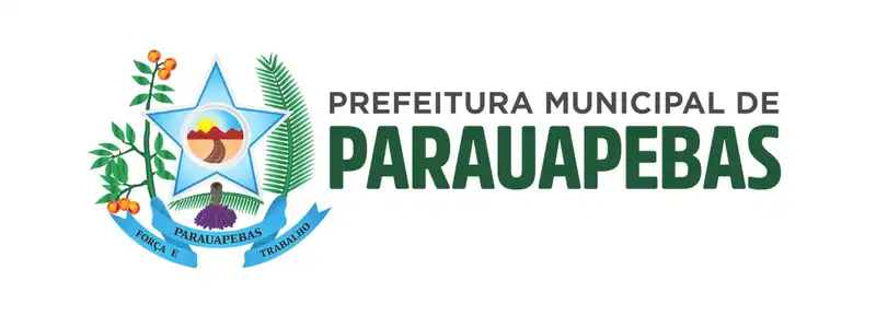 Parauapebas-PA abre processo seletivo c/ mais de 3300 vagas 1 Logo da Prefeitura Municipal de Parauapebas com brasão e texto em destaque.