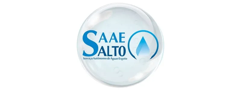 SAAE Salto/SP oferece salários de até R$ 6,7 mil em Processo Seletivo 1 Logotipo do SAAE Salto com texto em azul e ícone de gota d’água dentro de um círculo.